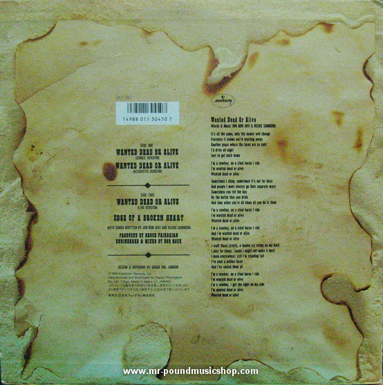 Bon Jovi - Wanted Dead Or Alive