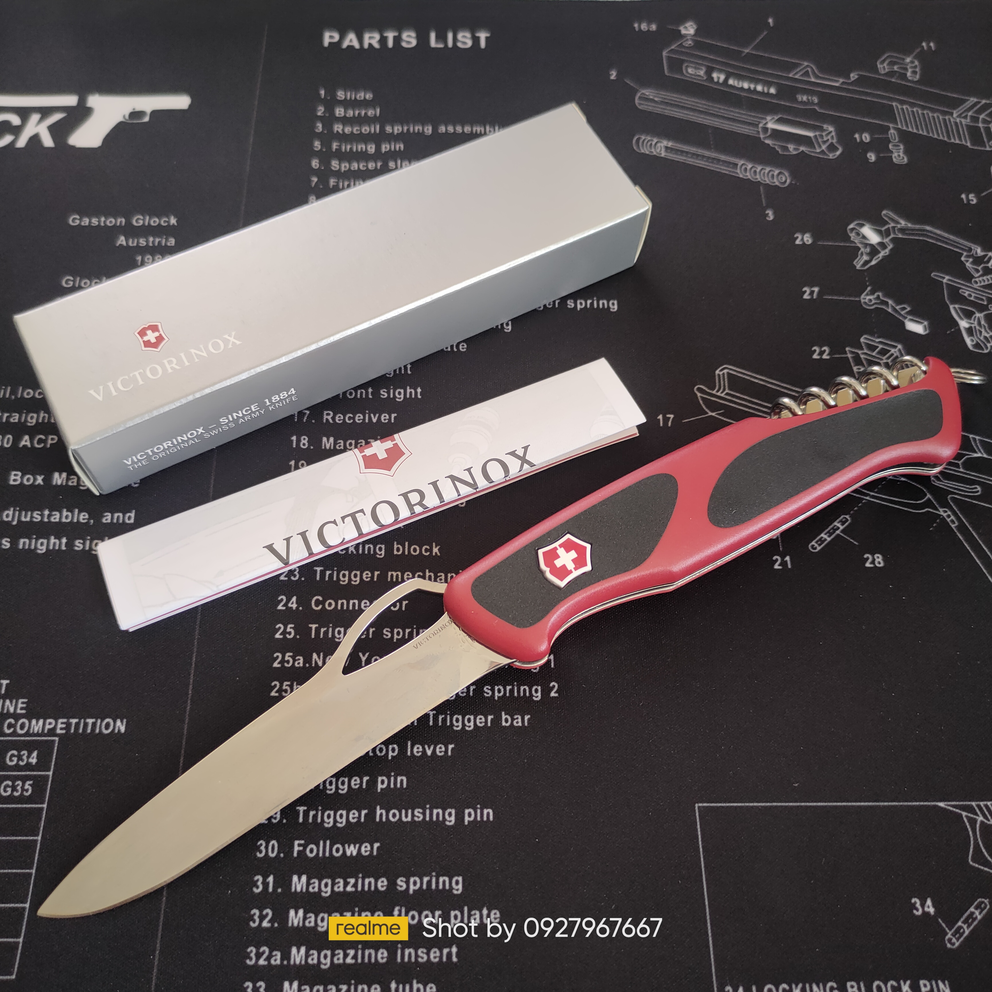 มีดพับอเนกประสงค์ Victorinox Ranger Grip 63 (0.9523.MC)