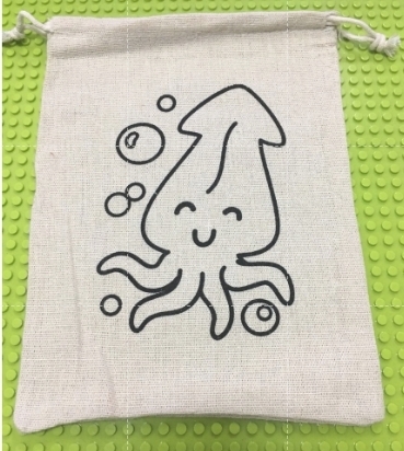 ถุงผ้าระบายสี หมึก 25 - Eco Bagsquid 25