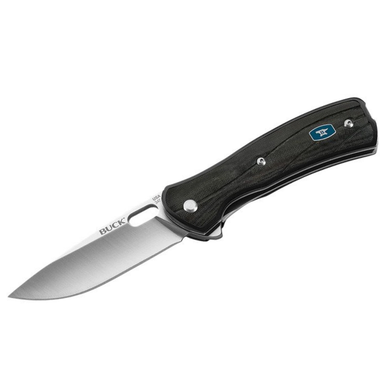 มีดพับ Buck 347 Vantage Pro Large Folding Knife 3-1/4" S30V Blade, Molded Nylon with CNC Contoured Black G10 Handles - 7839
