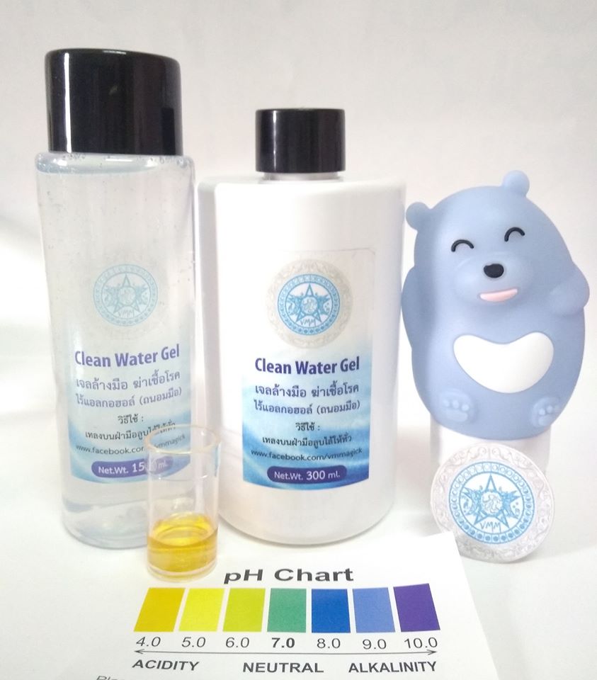 VMM Clean Water Gel เจลล้างมือ pH4 ฆ่าเชื้อโรค ไร้แอลกอฮอล์ (ถนอมมือ)