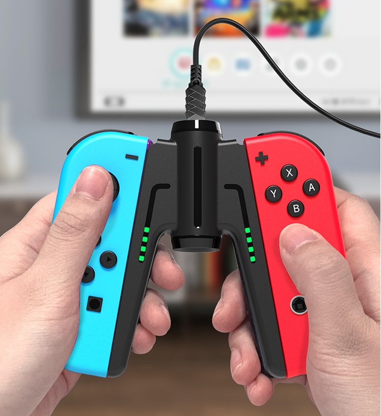IINE กริบชาร์จจอยเกม Nintendo Switch สําหรับ Joy Con (ประกัน 1 เดือน)