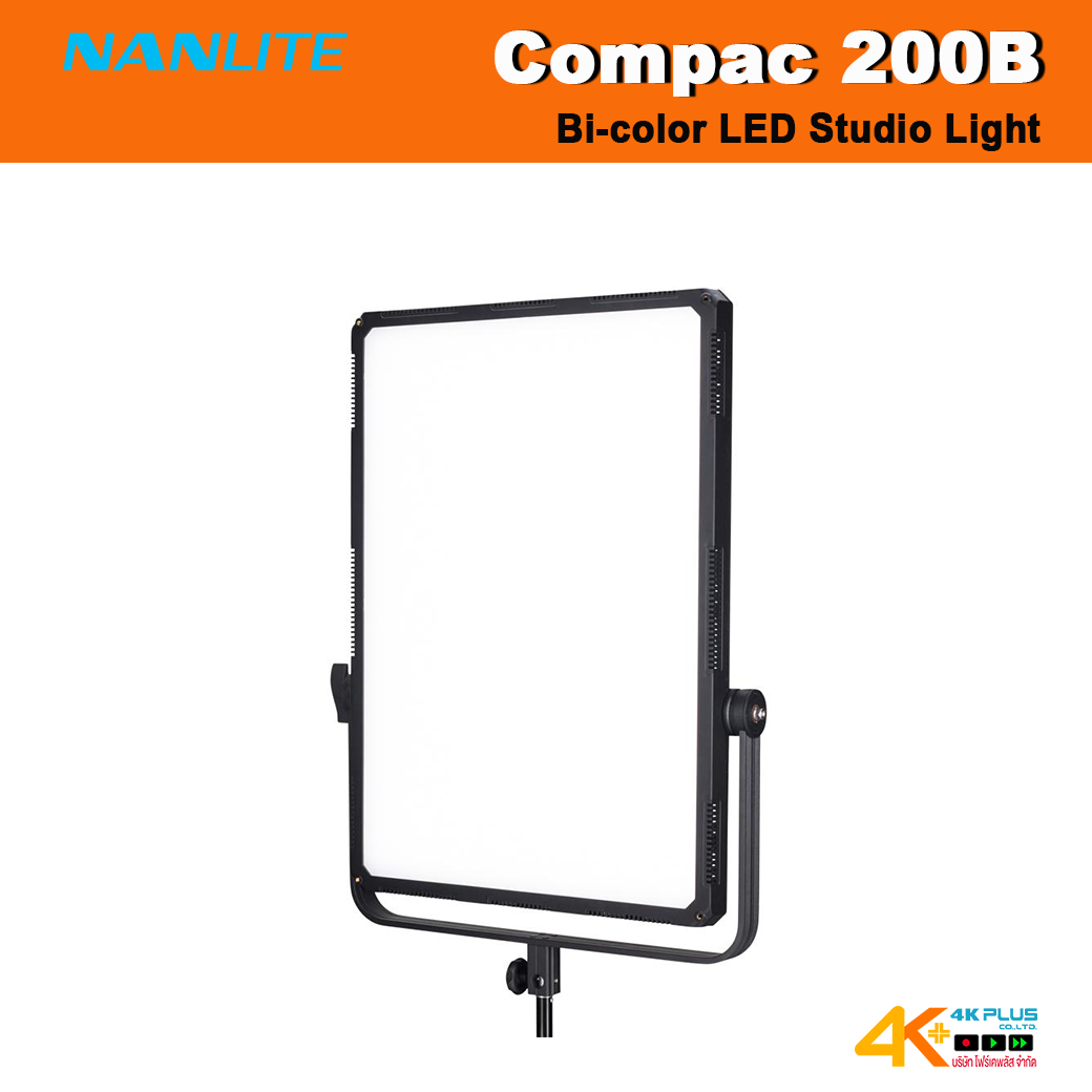 Nanlite Compac 200B Adjustable Bicolor Slim Soft Light Studio LED Panel