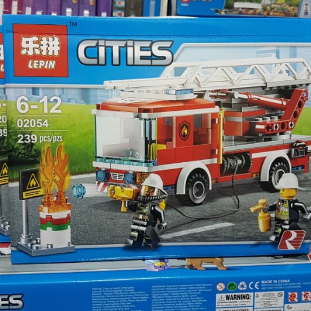 LEPIN.02054 ชุด Fire Ladder Truck 239 pcs