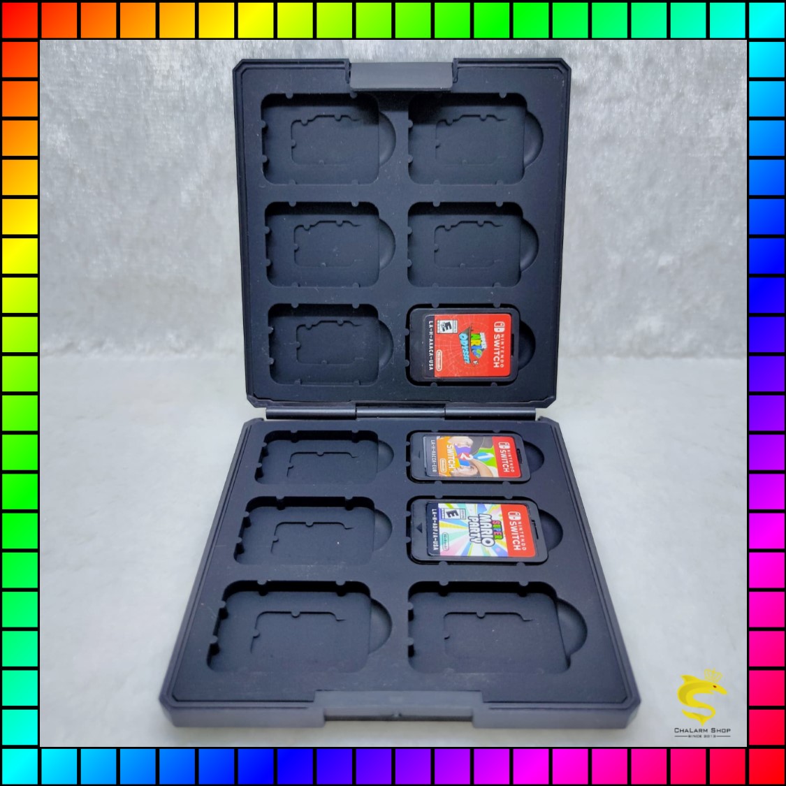 กล่องใส่ตลับเกม Nintendo Switch แบบ 12-24 แผ่น