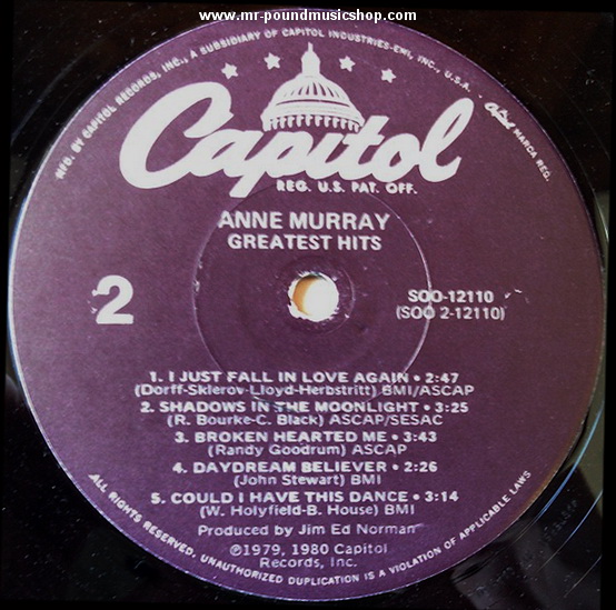 Anne Murray - Anne Murray's Greatest Hits