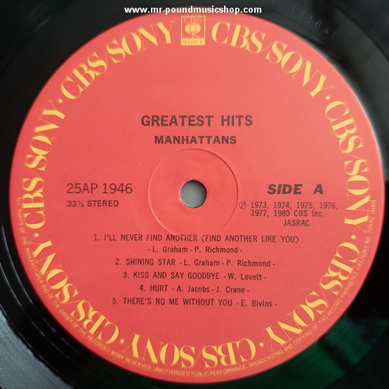 The Manhattans - Greatest Hits (1973-1980)