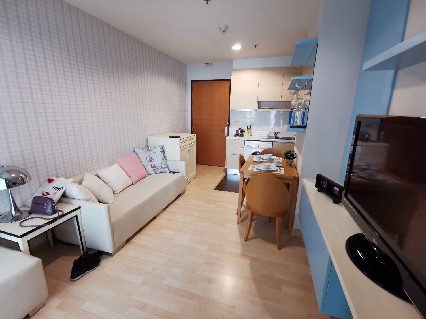 ให้เช่าคอนโด 59 Heritage (59 เฮริเทจ) 1 ห้องนอน 1 ห้องน้ำ ขนาด 37 ตรม ชั้น 15 ห้องแต่งครบพร้อมเข้าอยู่ ราคาเช่า15000บาท