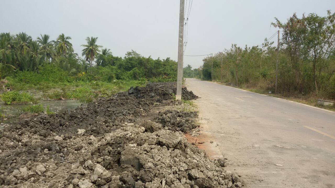 ขายที่ดินเปล่าปากทางเข้า มหาชัย พื้นที่ 80 ไร่ ขายไร่ละ 4.0 ล้าน ติดถนนพระราม ๒