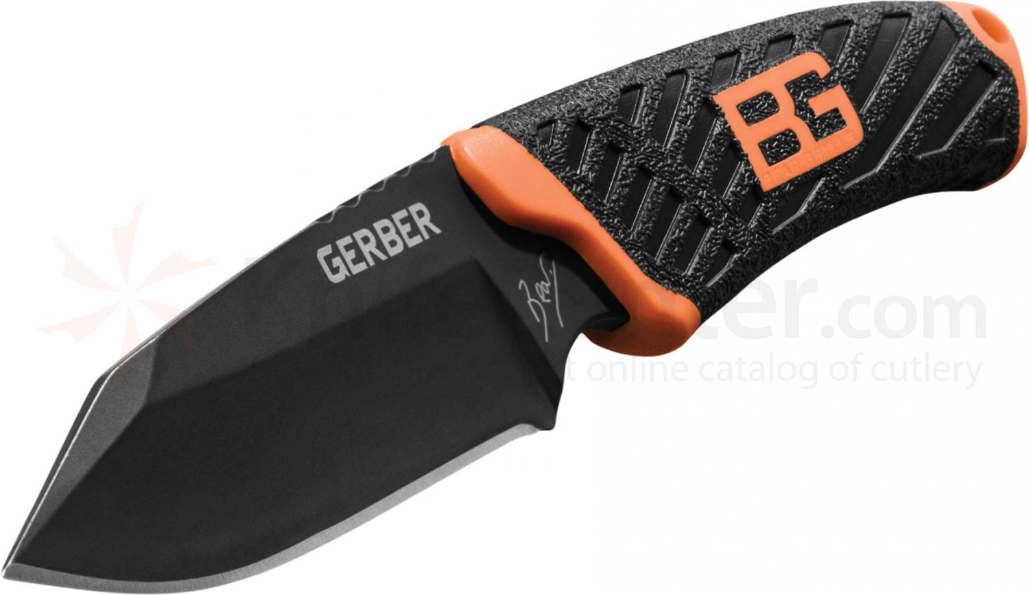 มีดใบตาย Gerber Bear Grylls Compact Fixed 3.4" Blade, Rubber Handle - 31-002946