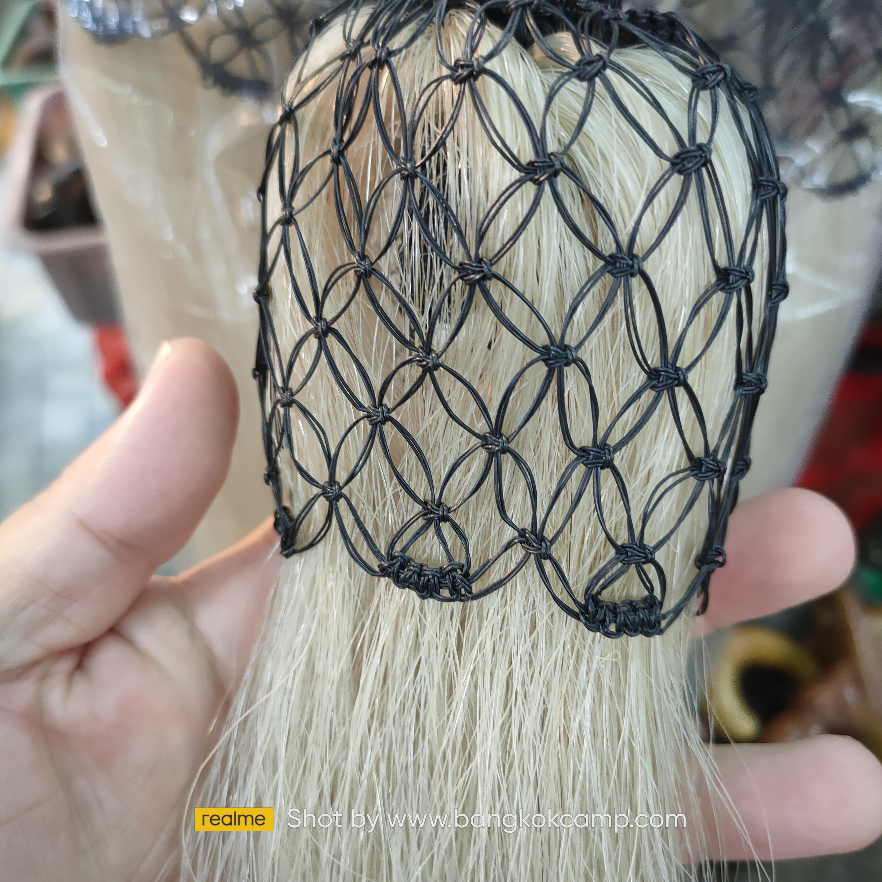 แส้ขนจามรีแท้ ด้ามไม้ ใหม่เก่าเก็บ ไม่ผ่านการใช้