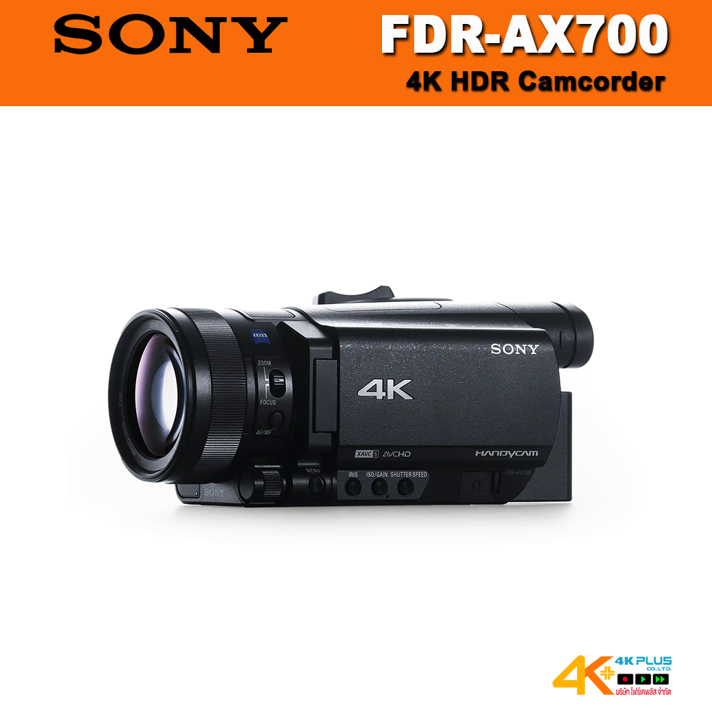 Sony FDR-AX700 4K HDR Camcorder