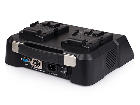 SWIT S-3812S 2-Channel V-Mount Fast Battery Charger พร้อมจอแสดงผล LCD