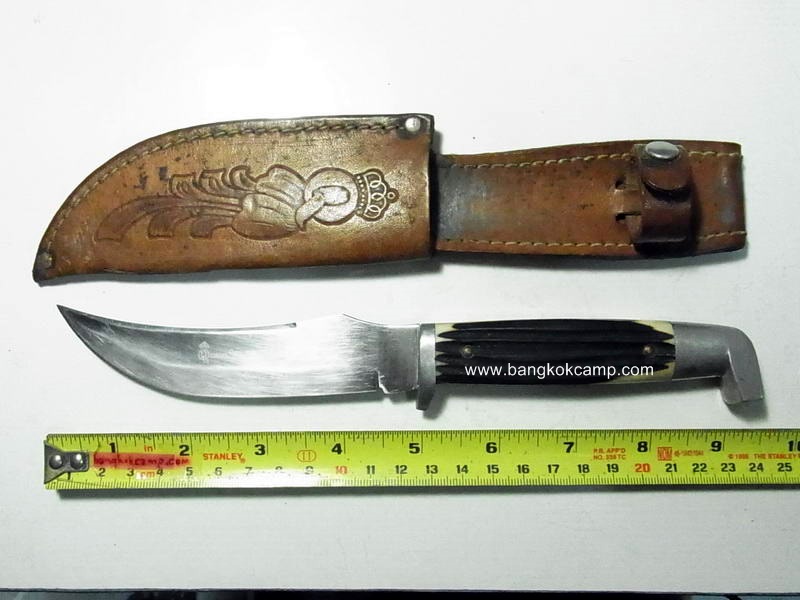 มีดพกอังกฤษ Queen Steel #77 Made in ENGLAND เก่าเก็บ (Vintage solingen knife) สภาพสมบูรณ์ หายาก