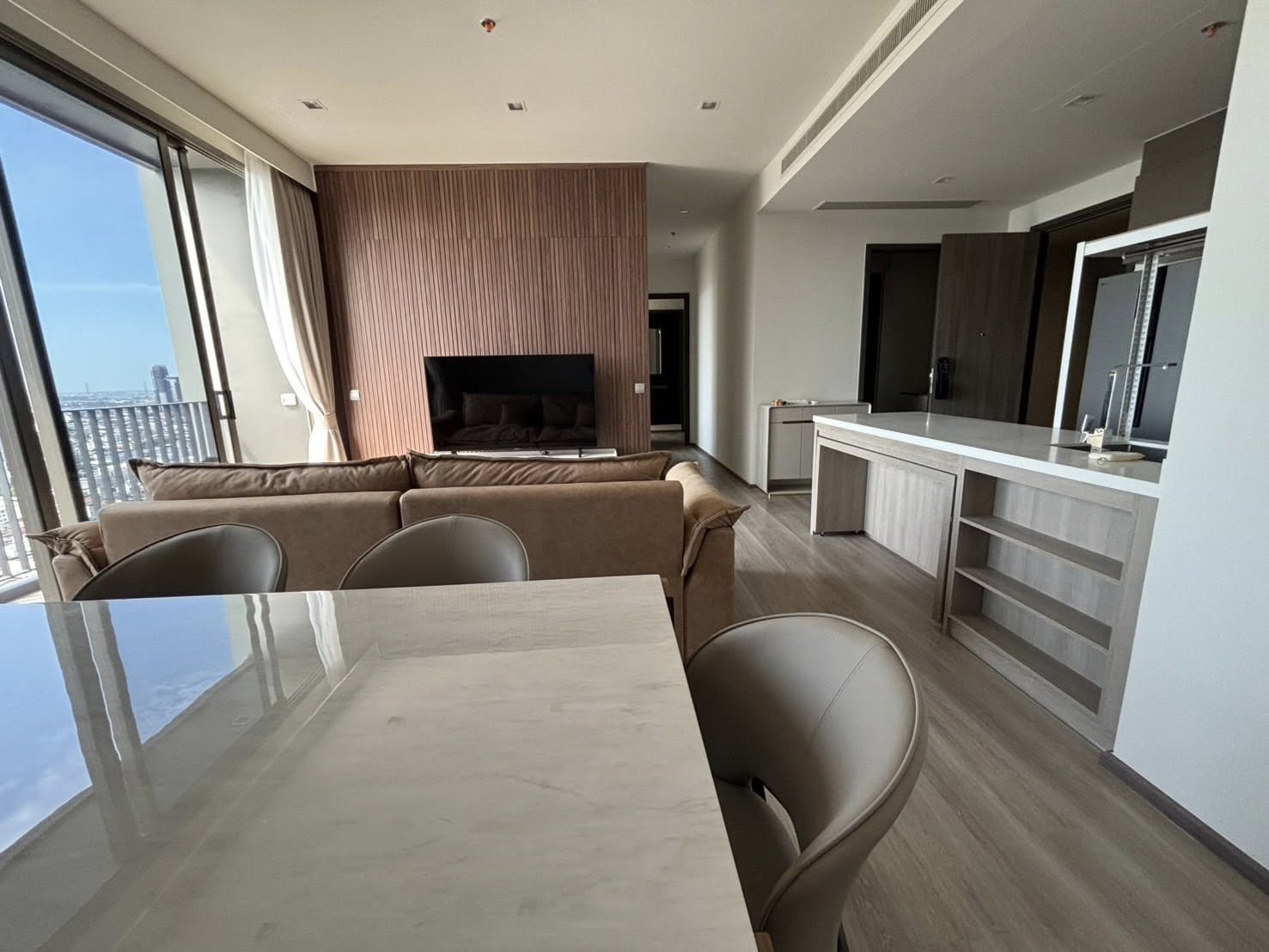 🌟 ให้เช่าคอนโด Rhythm Charoenkrung Pavillion ริธึ่ม เจริญกรุง พาวิลเลี่ยน วิวเมืองโล่งไม่มีตึกสูงบัง เห็นโค้งแม่น้ำ และสะพานพระราม 9