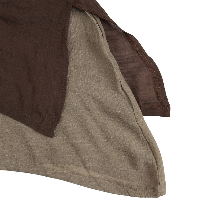 ZANZEA ชุดเดรสออนไลน์ยาวทรงเอ สำหรับผู้หญิง BOHO Sundress Cotton Linen