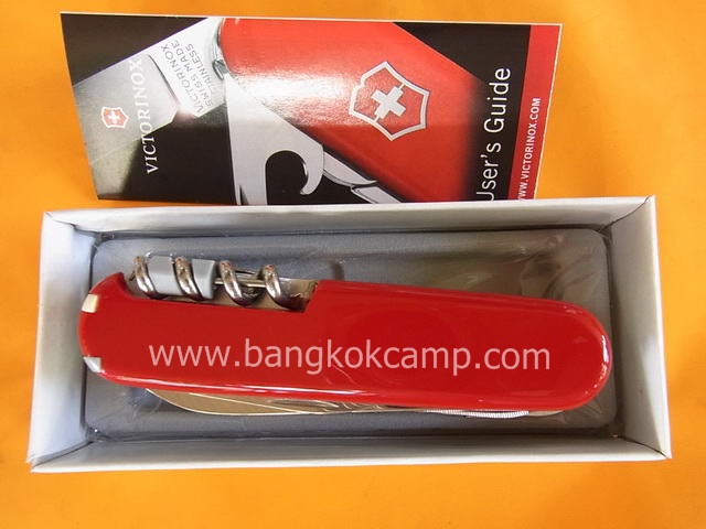 มีดพับอเนกประสงค์ Victorinox รุ่น SwissChamp แดง 33ฟังก์ชั่น Made in Switzerland ของใหม่ แท้ พร้อมกล่องและคู่มือ (1.6795)