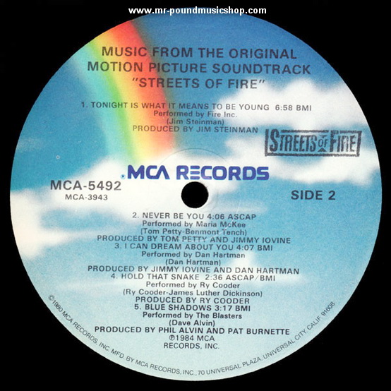 Various Artists - Streets of Fire - Music From The Original Motion Picture Soundtrack