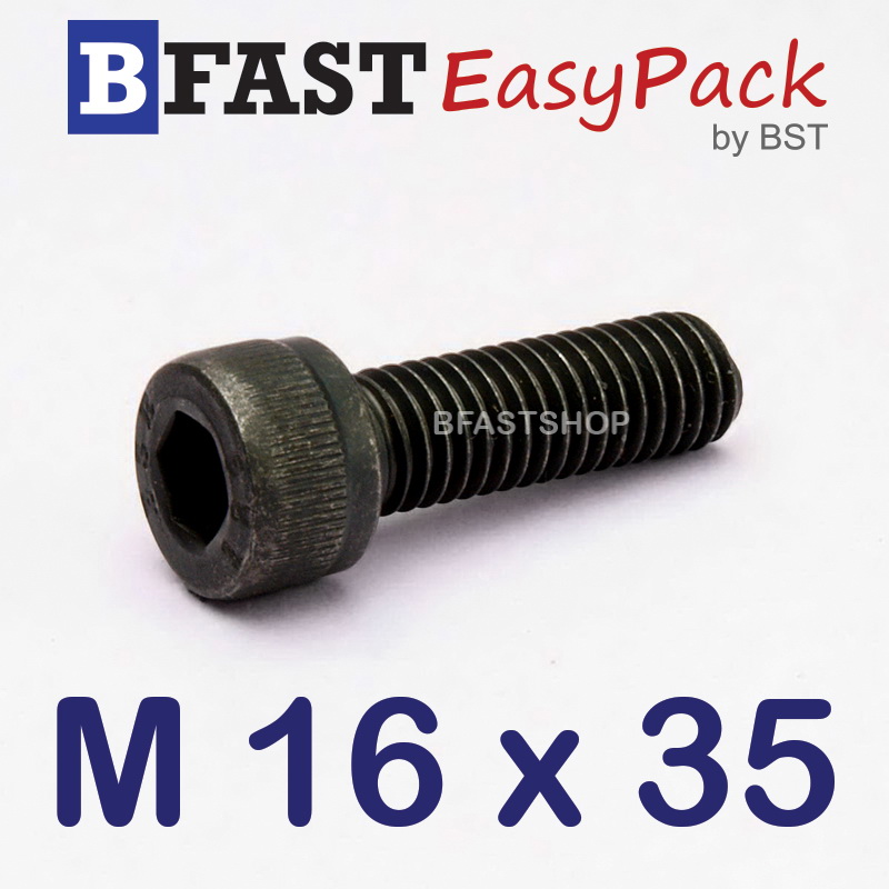 สกรูหัวจมดำ M 16 x 35 *เกลียวตลอด*