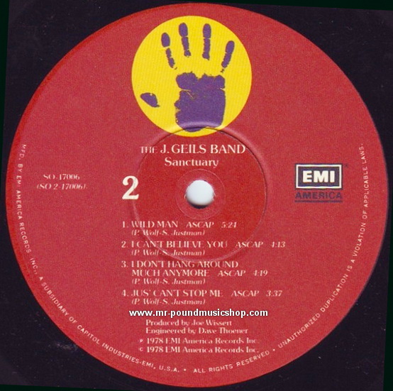 The J. Geils Band - Sanctuary