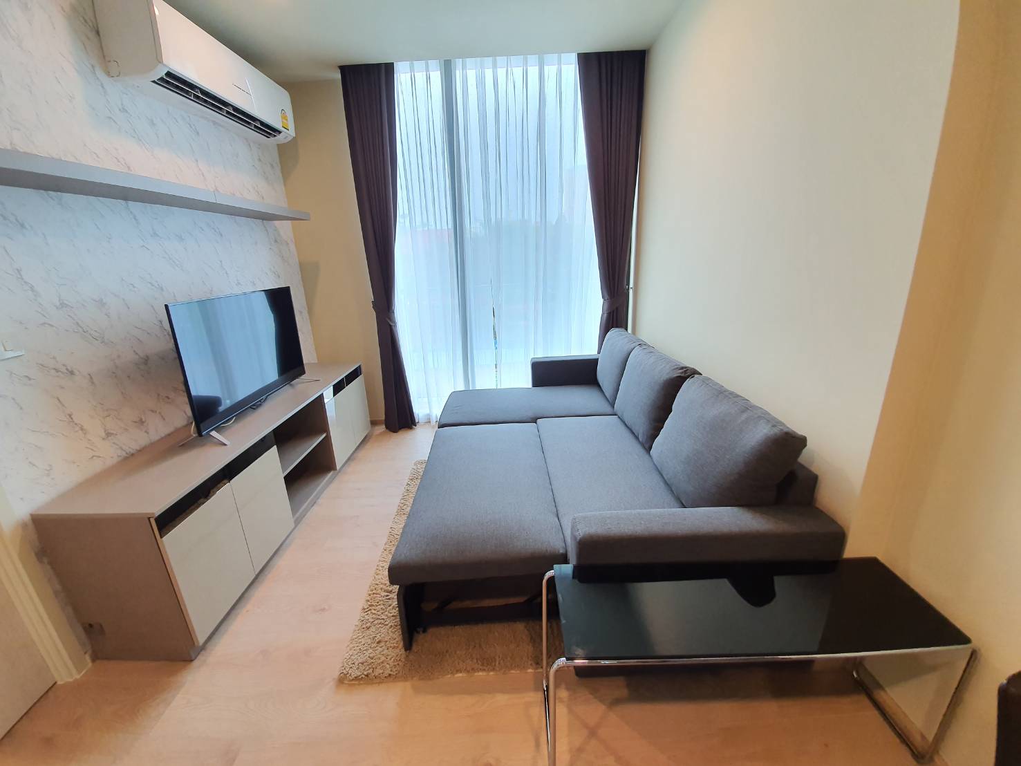 ให้เช่าคอนโด Noble Recole (โนเบิล รีโคล สุขุมวิท 19) 1 ห้องนอน 1 ห้องน้ำ ขนาด 35 ตรม ชั้น 2