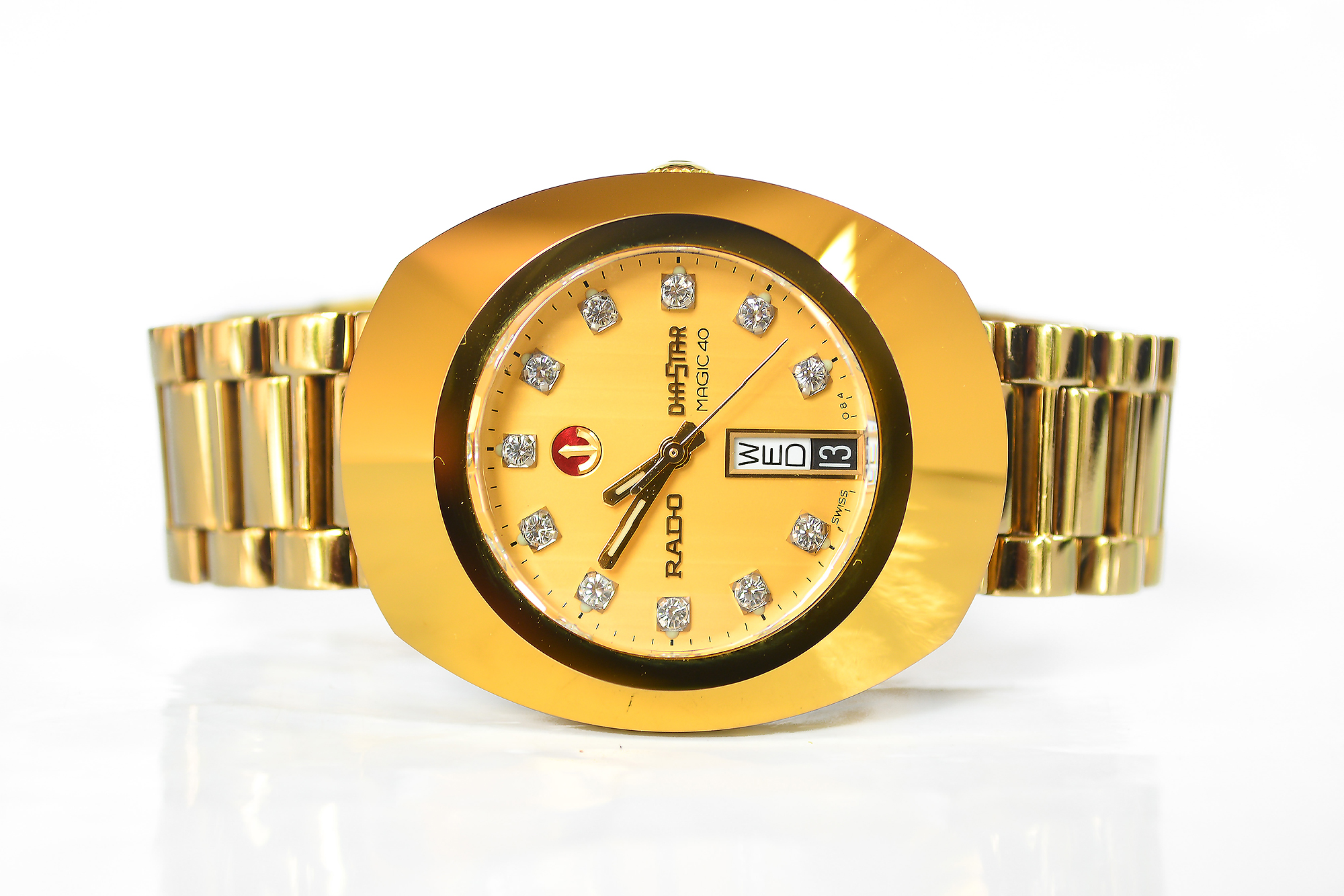 Rado Diastar เรือนทอง 11 พลอย หน้าทอง สายหนา (Sold)