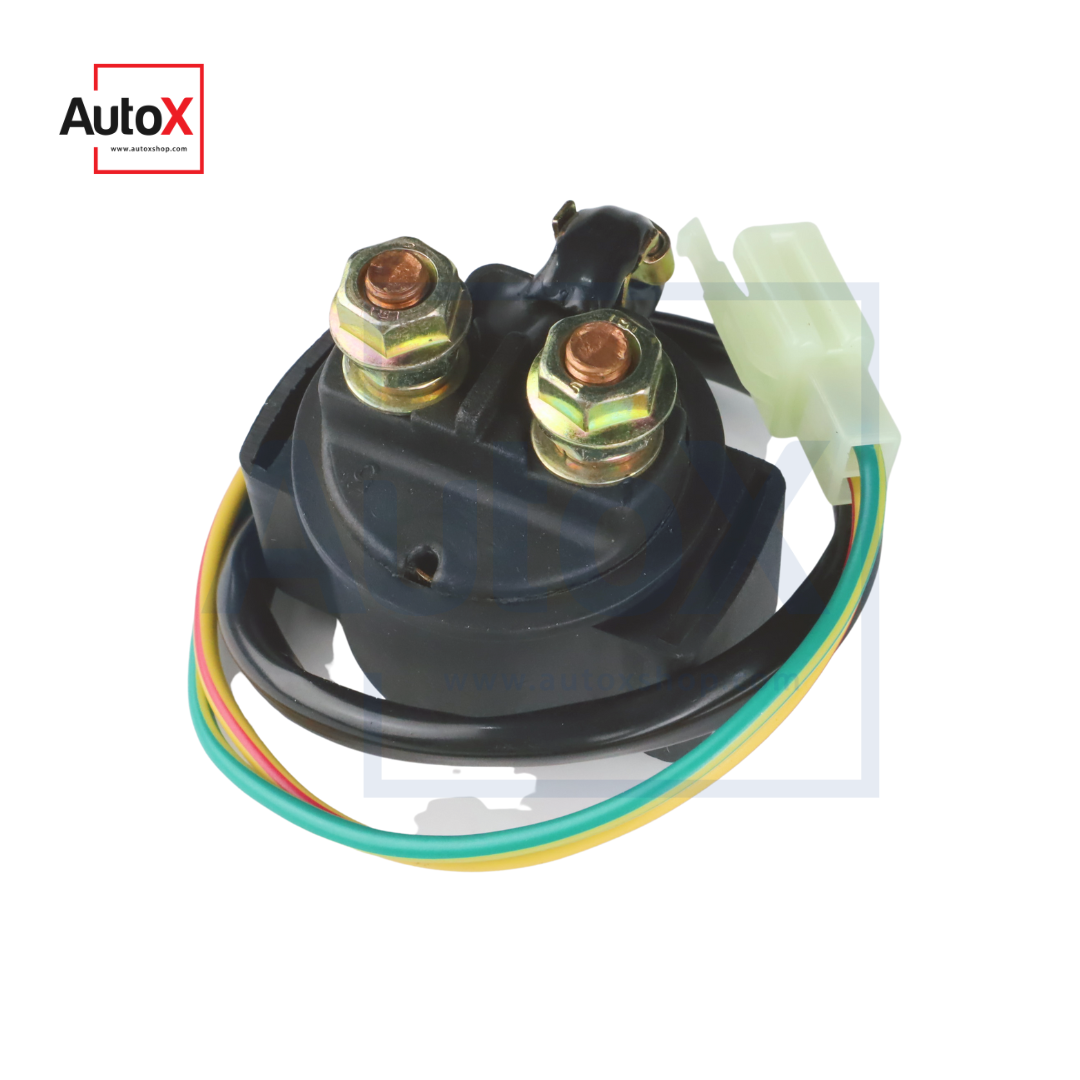 รีเลย์ช่วยสตาร์ท มอเตอร์ไซต์ ดำล้วน 12V ยี่ห้อNew-Star (ใหม่)
