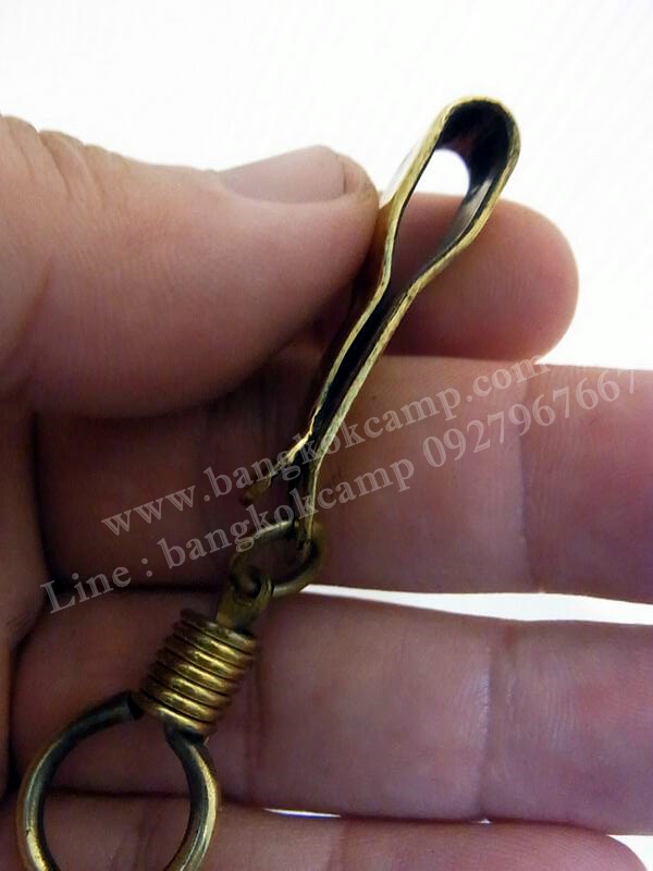 แหนบแขวนพระ,เครื่องราง,กุญแจ..ทองเหลือง