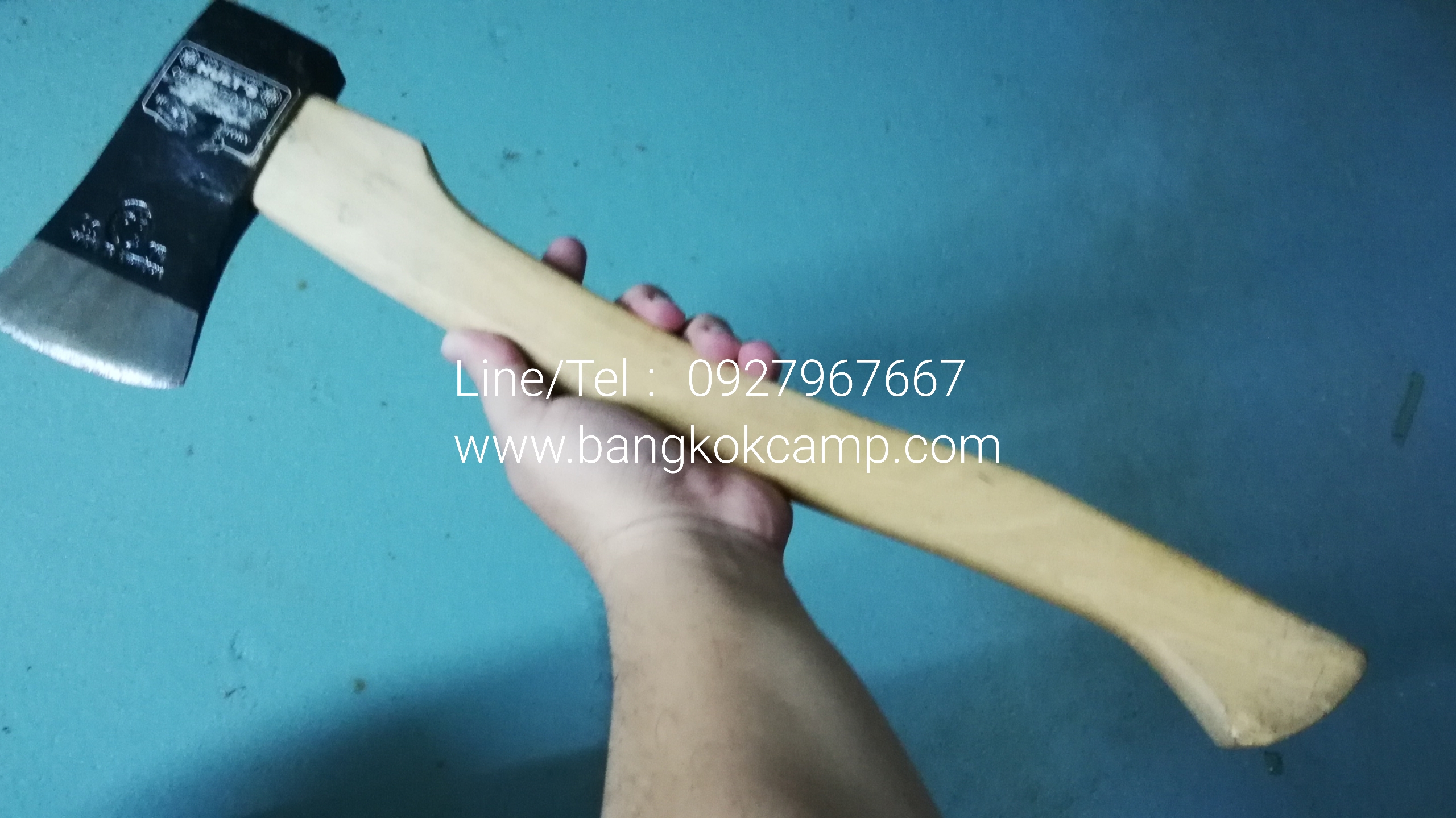 ขวานสวีเดน ตราเสือ HULT'S Made in SWEDEN.....ด้ามไม้ (2)