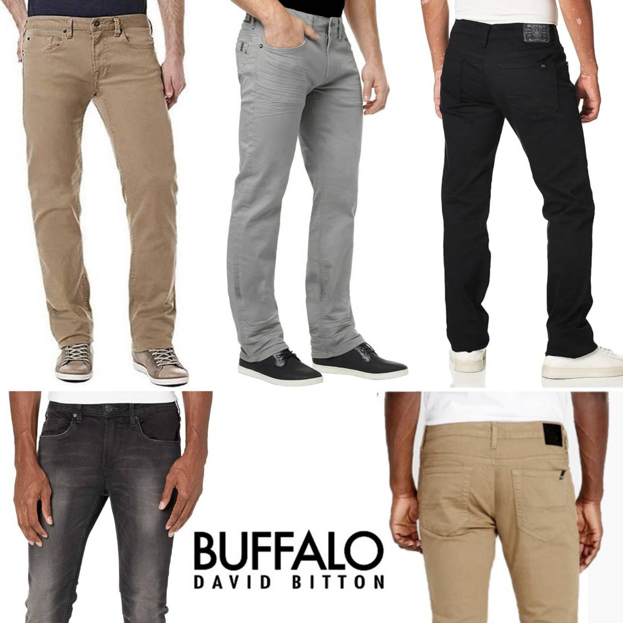 Buffalo david bitton Sam X straight stretch Pant