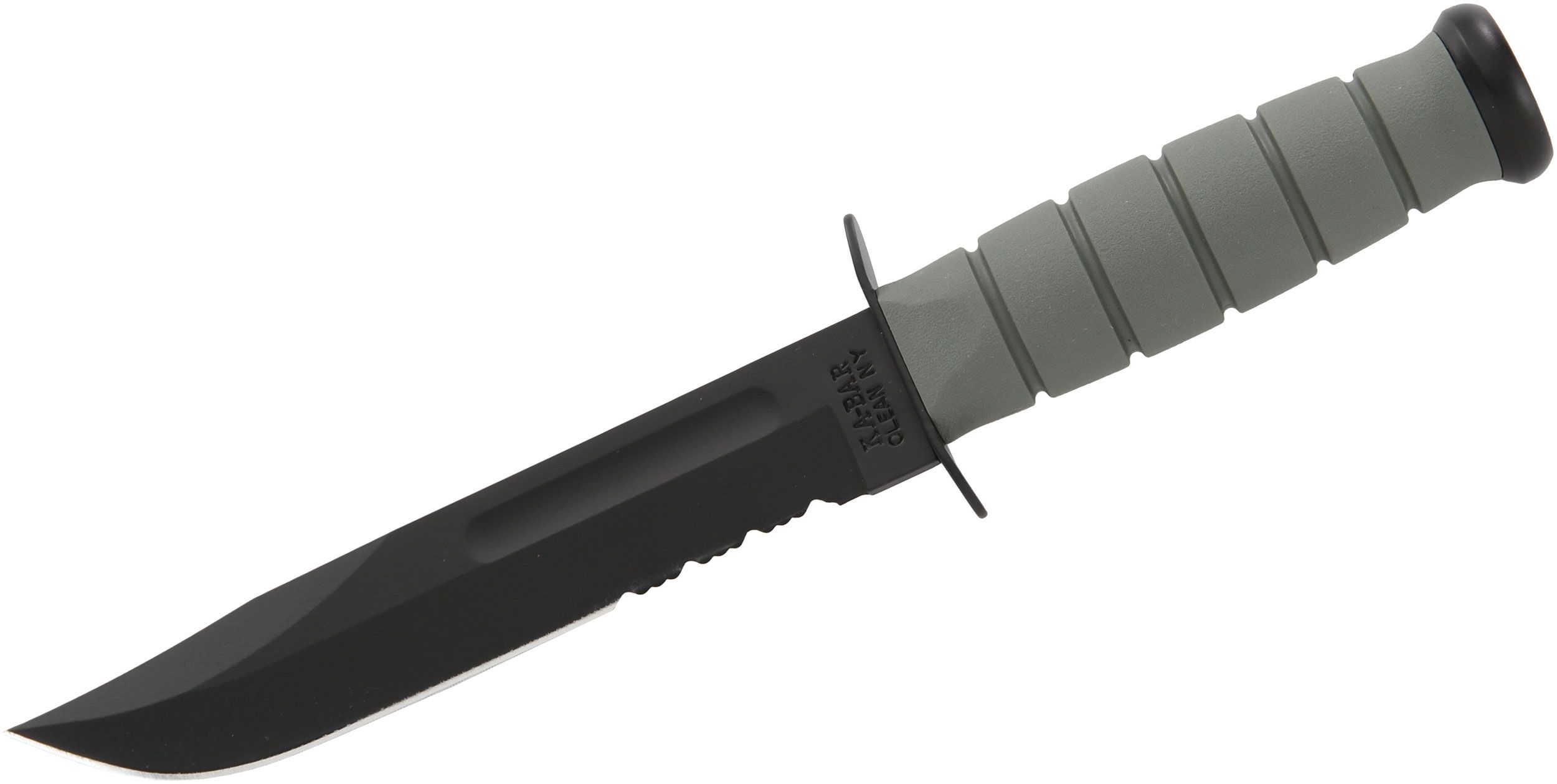 มีดใบตาย KA-BAR 5012 Foliage Green Fighting Knife 11.75" Overall Serrated w/Kraton