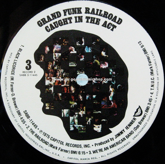 Grand Funk Railroad - Caught in The Act / Live on Tour