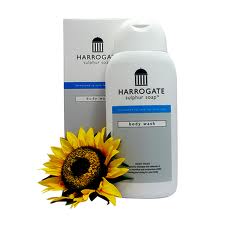 Harrogate Body Wash สบู่เหลวอาบน้ำแก้ปัญหาสิว ผดผื่นที่หลัง