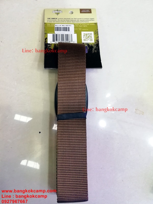 เข็มขัด TAC SHIELD TACTICAL BDU BELTS UNIVERSAL SIZE (น้ำตาล)