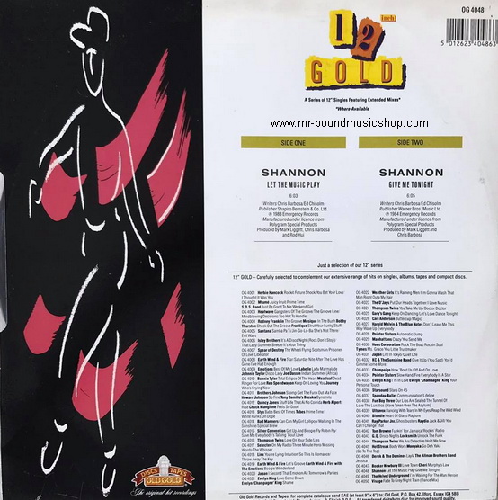 Shannon - Let The Music Play / Give Me Tonight