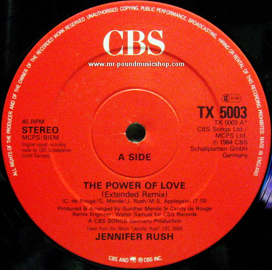 Jennifer Rush - The Power of Love