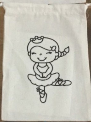 ถุงผ้าระบายสี บัลเล่ต์ 11 - Eco Bag ballet 11