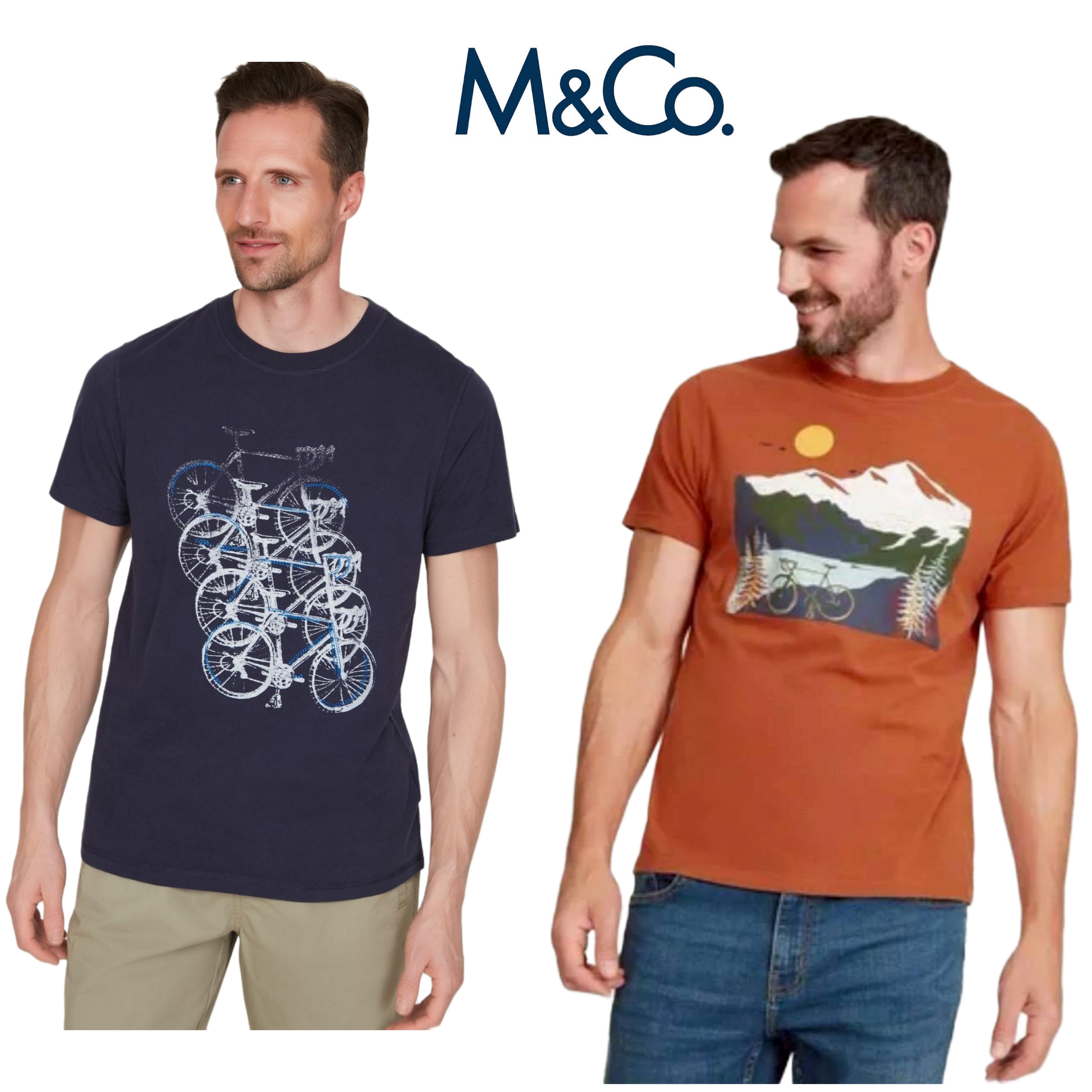 M&Co Graphic Cotton T-Shirt