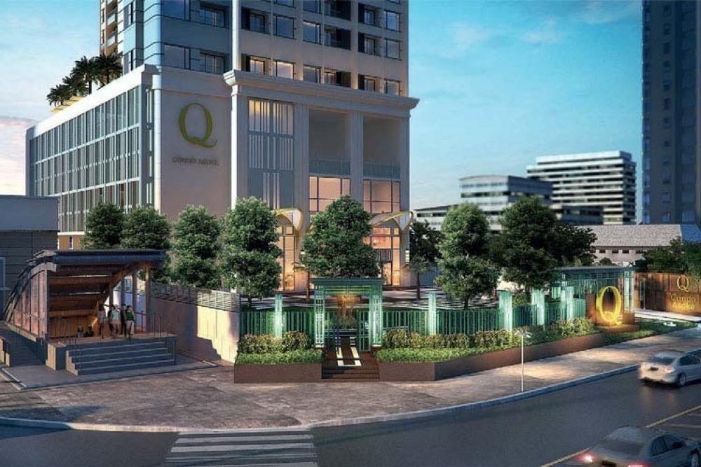 ขายคอนโด Q Asoke (คิว อโศก) ห้องใหม่ ไม่เคยอยู่ ไม่เคยปล่อยเช่า Type : 2 ห้องนอน 1 ห้องน้ำ 1 ห้องนั่งเล่น