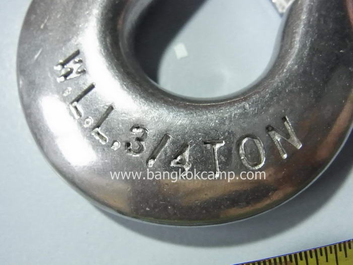 ตะขอรอกสแตนเลส Eye Slip Hook W.L.L.1 Ton (รับน้ำหนักได้ 1000กก.) ของใหม่