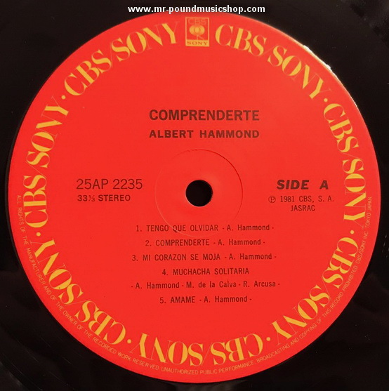 Albert Hammond - Comprenderte