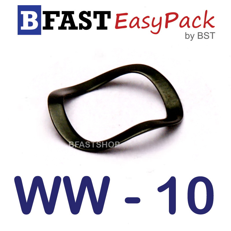 แหวนคลื่น WW-10 ( 10 ตัว/ถุง)