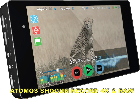 ATOMOS SHOGUN RECORD 4K & RAW