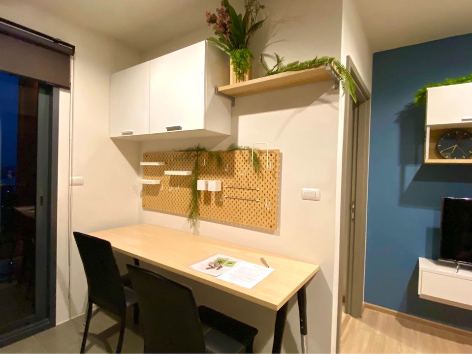 ให้เช่าคอนโดThe Base Garden Rama 9 (เดอะ เบส การ์เดน พระราม 9) 1 ห้องนอน ขนาด 27 ตร.ม. ชั้น12