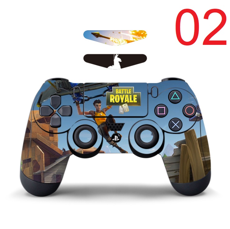 สติ๊กเกอร์จอย PS4 ลาย Fortnite