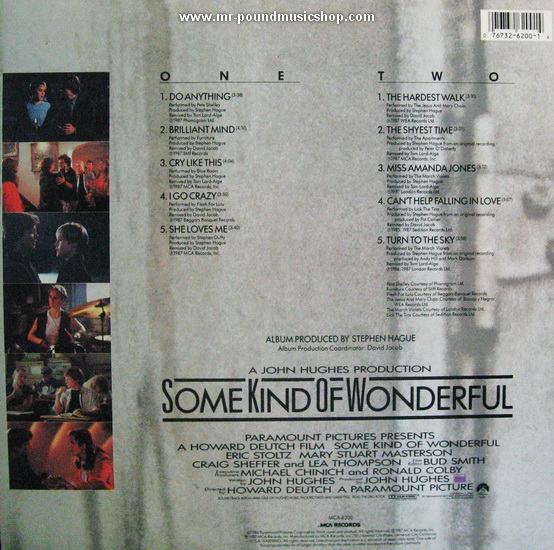 Various Artists - Some Kind of Wonderful (Music From The Motion Picture Soundtrack)
