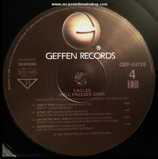 Eagles - Hell Freezes Over