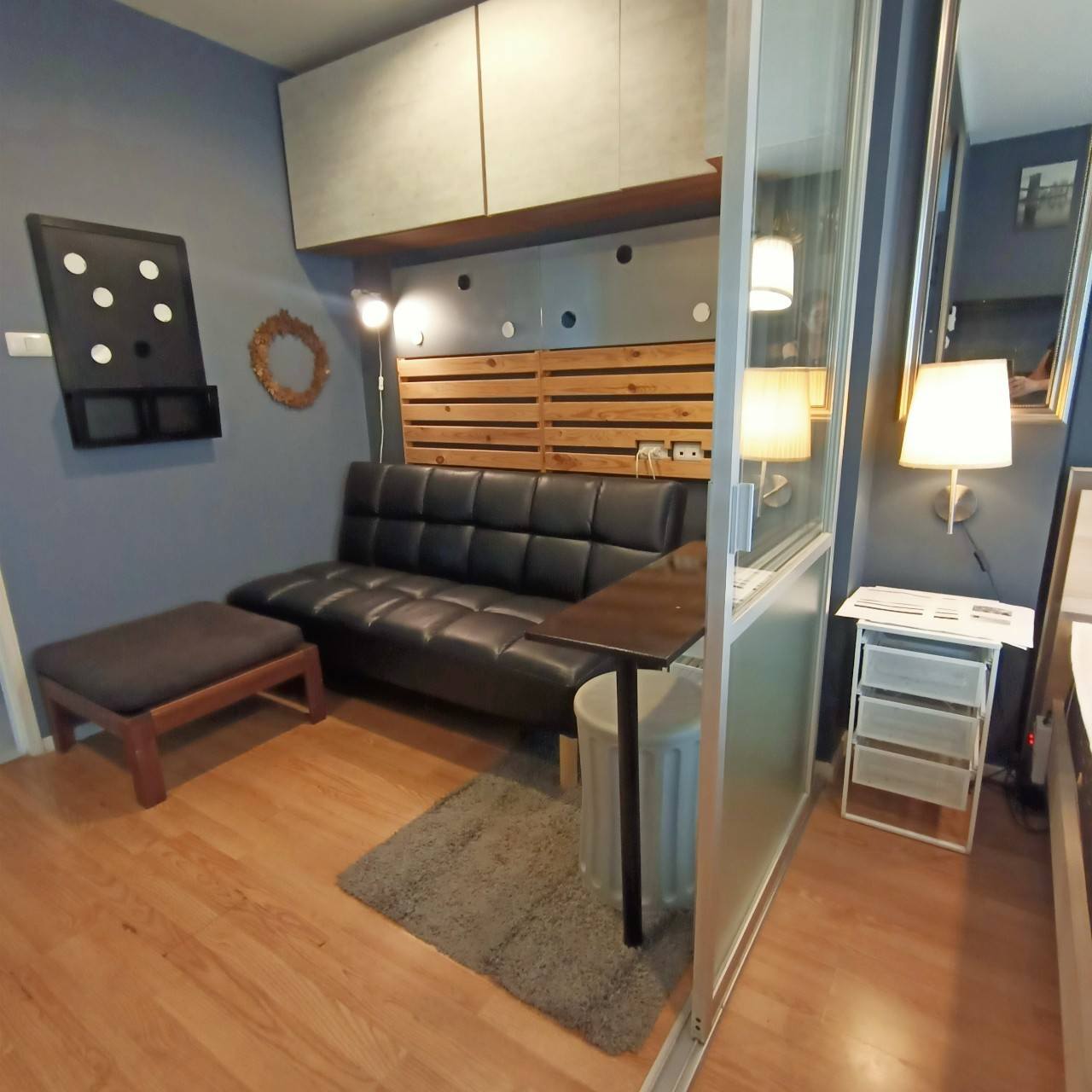 🌟 ให้เช่าคอนโด Lumpini Ville Onnut - Pattanakarn ลุมพินี วิลล์ อ่อนนุช (อ่อนนุช 55) Design ห้องแนว Industrial มีห้องเดียวทั้งโครงการ! 🌟