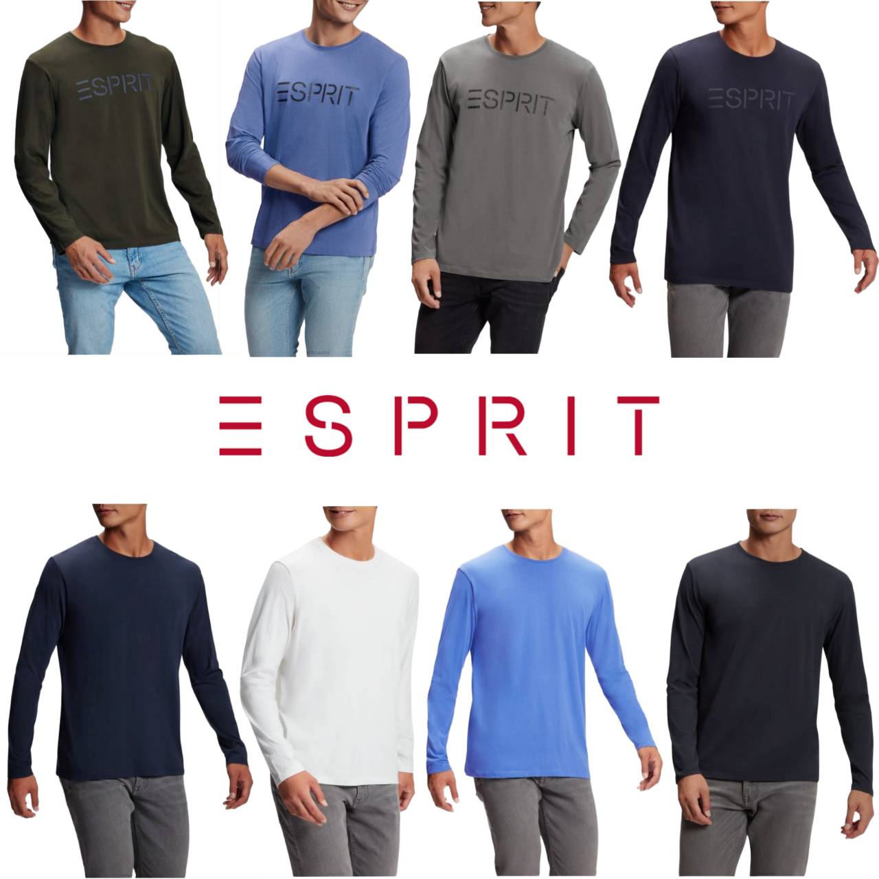 Esprit Cotton Jersey Long Sleeve T-Shirt