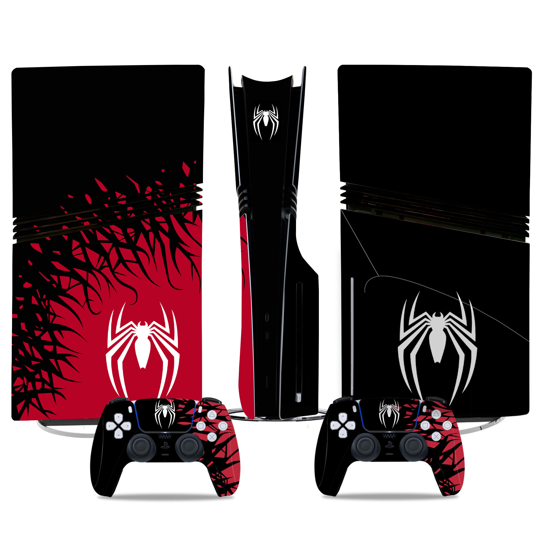 PS5 Pro (2024) รุ่นใส่แผ่น สติกเกอร์ติดเครือง+จอย ไวนิลไม่ทิ้งคราบกาว